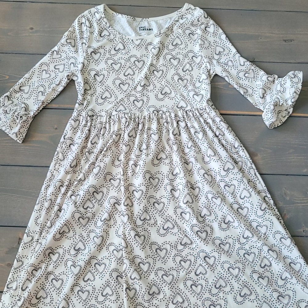 Girls empire waist dress
